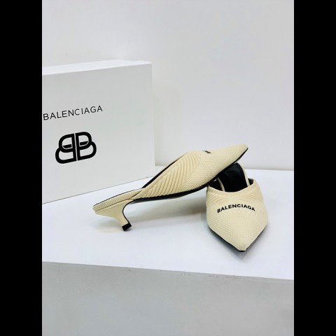 balenciag* 레터링 뮬 (굽 4cm)