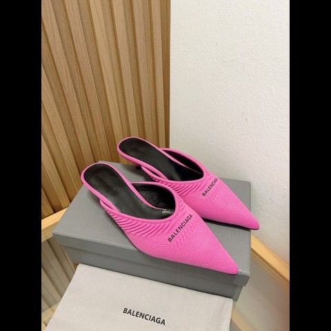 balenciag* 레터링 뮬 (굽 4cm)