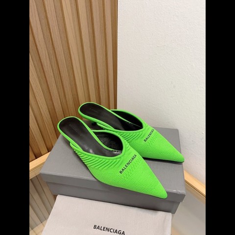 balenciag* 레터링 뮬 (굽 4cm)