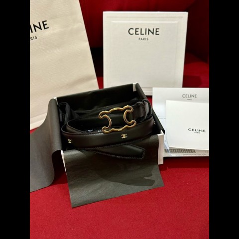 celin* 트리오페 벨트 2.5cm 