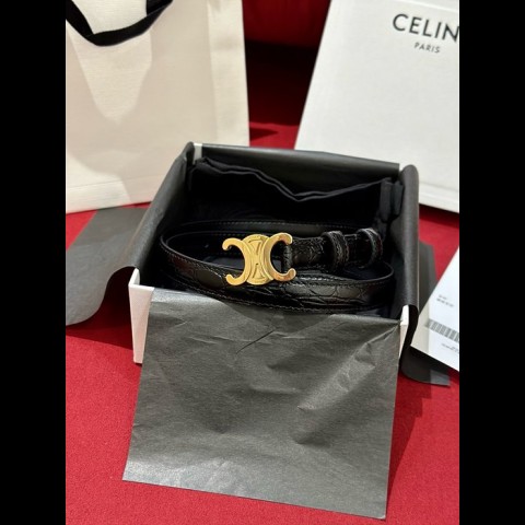 celin* 트리오페 벨트 1.8cm