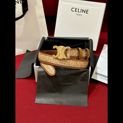 celin* 트리오페 벨트 2.5cm