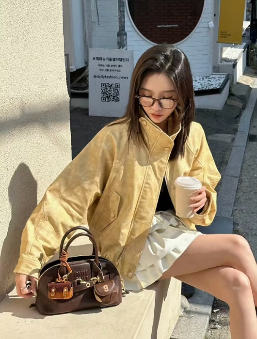 miu mi* 아방뛰르 나파 가죽 탑 핸들백 스몰 5bb169 [정품급]