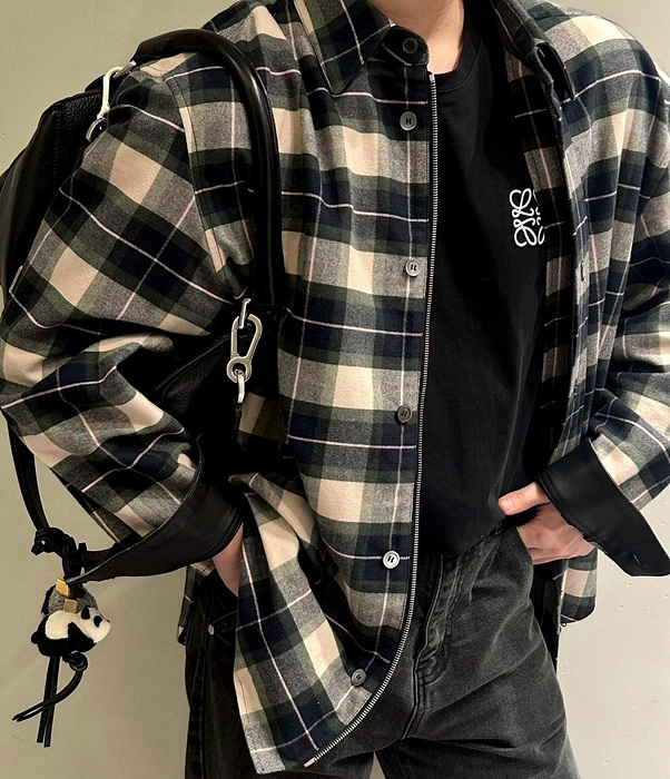 loew* 25ss 체크셔츠