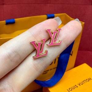 lv 아이코닉 에나멜 귀걸이
