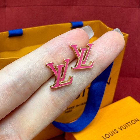 lv 아이코닉 에나멜 귀걸이