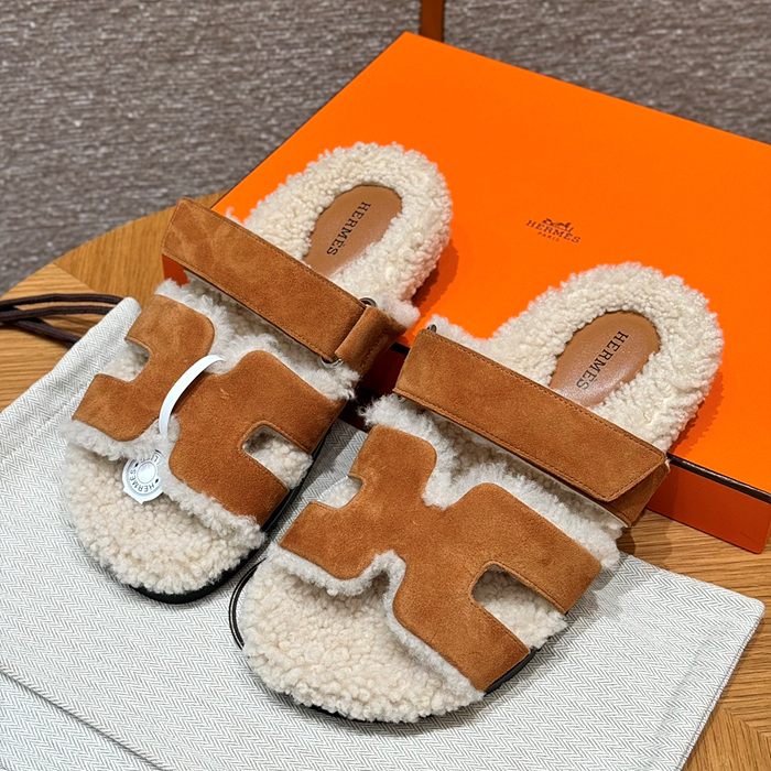 herm*s 시어링 시프레 샌들 여성용 (handmade ver.)