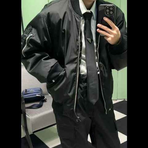 prad* 리나일론 봄버 재킷 [정품급]