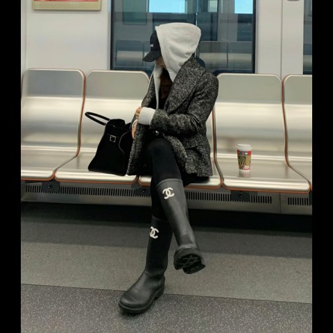 cc로고 레인부츠 [정품급]