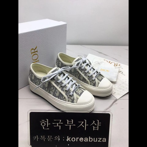 워크 앤 디올 플랫폼 스니커즈 37size 235mm [당일 배송]