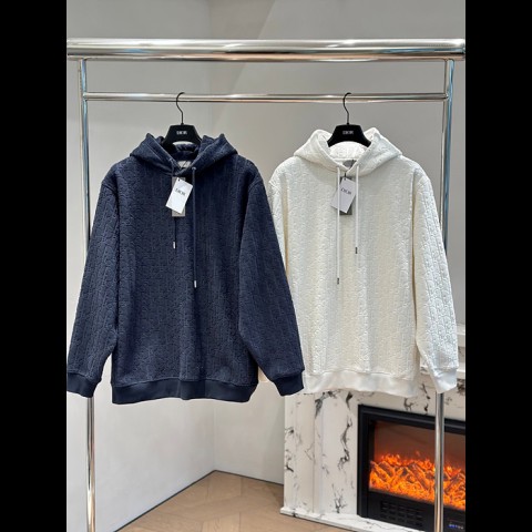 di*r 오블리크 캐주얼 핏 후드 스웻 셔츠