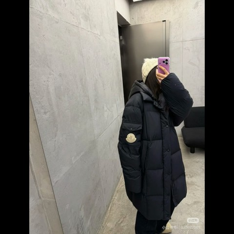 moncl*r 오버핏 롱 다운 재킷