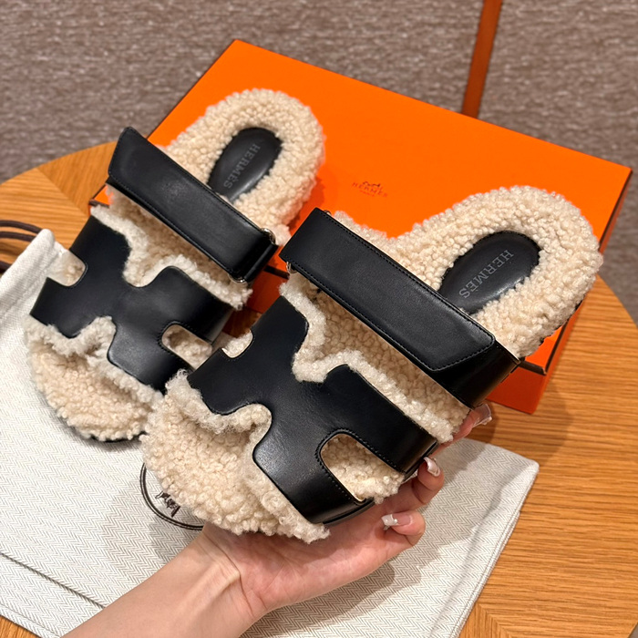 herm*s 시어링 시프레 샌들 여성용 (handmade ver.)