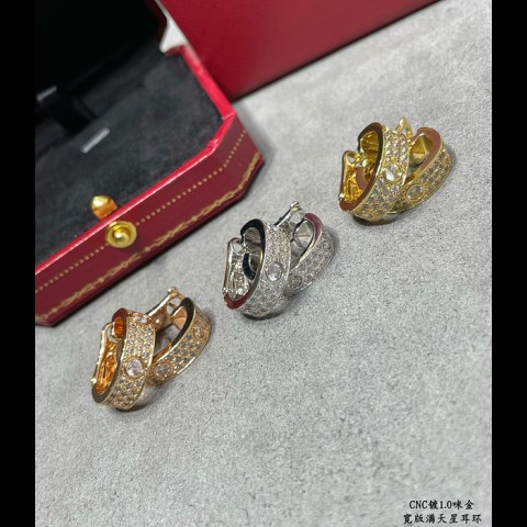 carti*r 러브 귀걸이 풀파베