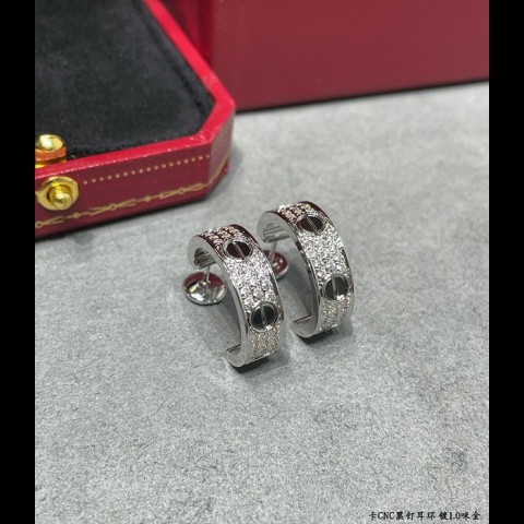 carti*r 세라믹 러브 귀걸이 풀파베